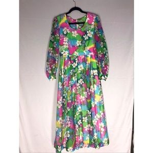 Conrad Lingerie Vintage Flower Lounge Dress